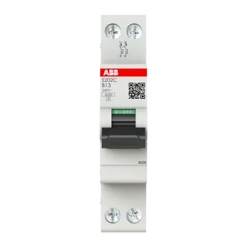ABB S202C-B13 | Автоматичен прекъсвач | 2P, 13A, крива B