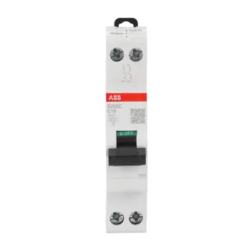 ABB S202C-C16 | Автоматичен прекъсвач | 2P, 16A, крива C