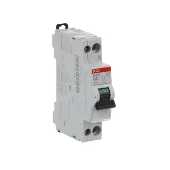 ABB SN201-C2 | Автоматичен прекъсвач | 1P+N, 2A, крива C, 6kA ABB SN201-C2 | Автоматичен прекъсвач | 1P+N, 2A, крива C, 6kA