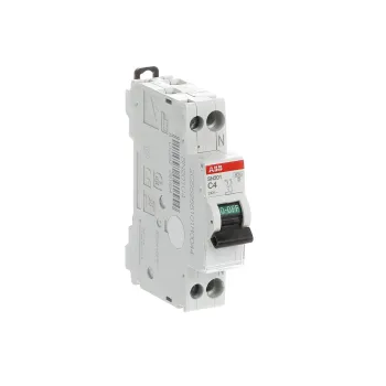 ABB SN201-C4 | Автоматичен прекъсвач | 1P+N, 4A, крива C, 6kA ABB SN201-C4 | Автоматичен прекъсвач | 1P+N, 4A, крива C, 6kA