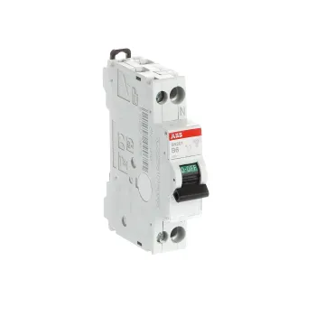 ABB SN201-B6 | Автоматичен прекъсвач | 1P+N, 6A, крива B, 6kA ABB SN201-B6 | Автоматичен прекъсвач | 1P+N, 6A, крива B, 6kA