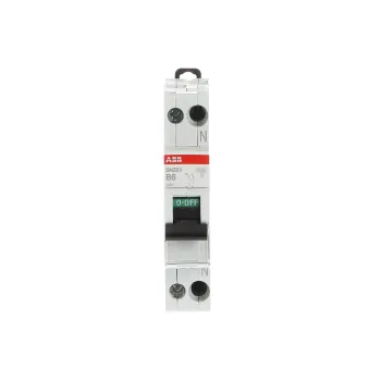 ABB SN201-B6 | Автоматичен прекъсвач | 1P+N, 6A, крива B, 6kA