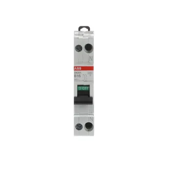 ABB SN201-B16 | Автоматичен прекъсвач | 1P+N, 16A, крива B, 6kA
