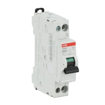 ABB SN201-B20 | Автоматичен прекъсвач | 1P+N, 20A, крива B, 6kA ABB SN201-B20 | Автоматичен прекъсвач | 1P+N, 20A, крива B, 6kA