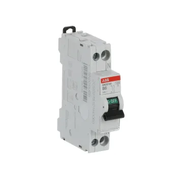 ABB SN201 M-B6 | Автоматичен прекъсвач | 1P+N, 6A, крива B, 10kA ABB SN201 M-B6 | Автоматичен прекъсвач | 1P+N, 6A, крива B, 10kA
