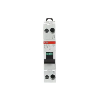 ABB SN201 M-C16 | Автоматичен прекъсвач | 1P+N, 16A, крива C, 10kA