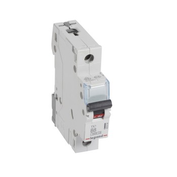 Legrand TX3 | Автоматичен прекъсвач | 1P, 8A, крива B, 6kA