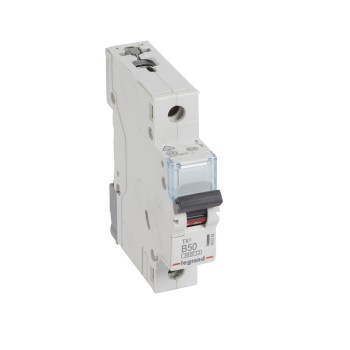 Legrand TX3 | Автоматичен прекъсвач | 1P, 50A, крива B, 6kA