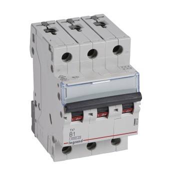 Legrand TX3 | Автоматичен прекъсвач | 3P, 1A, крива B, 6kA