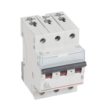 Legrand TX3 | Автоматичен прекъсвач | 3P, 13A, крива B, 6kA