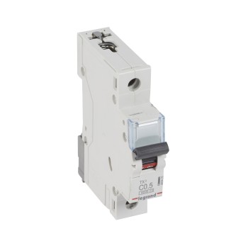 Legrand TX3 | Автоматичен прекъсвач | 1P, 0.5A, крива C, 6kA
