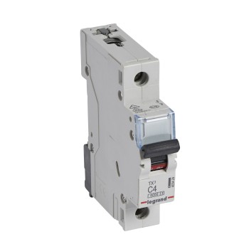 Legrand TX3 | Автоматичен прекъсвач | 1P, 4A, крива C, 6kA