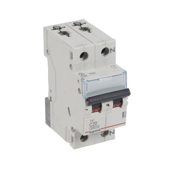 Legrand TX3 | Автоматичен прекъсвач | 1P+N, 20A, крива C, 10kA