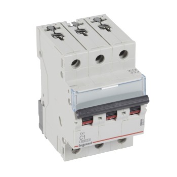 Legrand TX3 | Автоматичен прекъсвач | 3P, 1A, крива C, 6kA