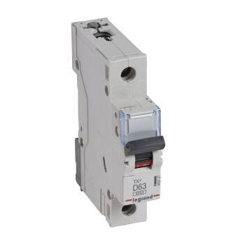 Legrand TX3 | Автоматичен прекъсвач | 1P, 63A, крива D, 6kA