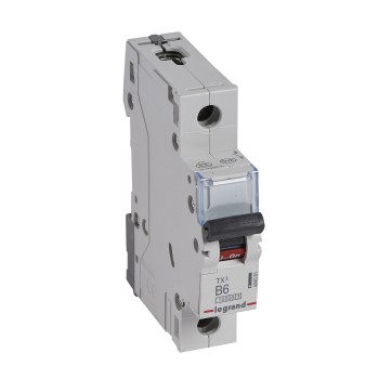 Legrand TX3 | Автоматичен прекъсвач | 1P, 6A, крива B, 10kA