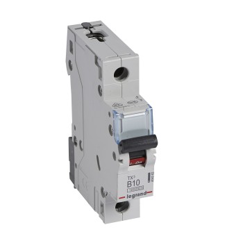 Legrand TX3 | Автоматичен прекъсвач | 1P, 10A, крива B, 10kA