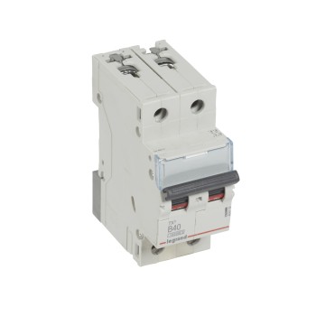 Legrand TX3 | Автоматичен прекъсвач | 2P, 40A, крива B, 10kA