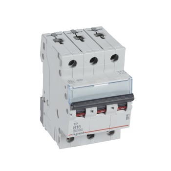 Legrand TX3 | Автоматичен прекъсвач | 3P, 16A, крива B, 10kA