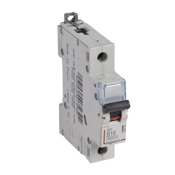Legrand DX3 | Автоматичен прекъсвач | 1P, 16A, крива B, 6kA