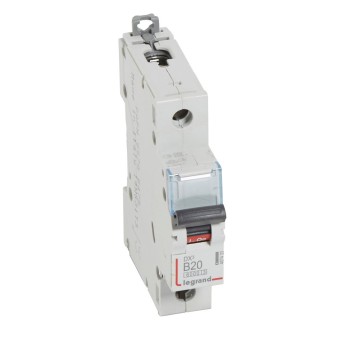 Legrand DX3 | Автоматичен прекъсвач | 1P, 20A, крива B, 6kA