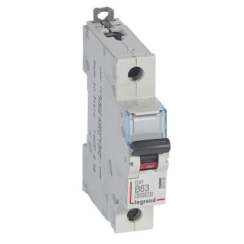 Legrand DX3 | ΠΠ²ΡΠΎΠΌΠ°ΡΠΈΡΠ΅Π½ ΠΏΡΠ΅ΠΊΡΡΠ²Π°Ρ | 1P, 63A, ΠΊΡΠΈΠ²Π° B, 6kA Legrand DX3 | ΠΠ²ΡΠΎΠΌΠ°ΡΠΈΡΠ΅Π½ ΠΏΡΠ΅ΠΊΡΡΠ²Π°Ρ | 1P, 63A, ΠΊΡΠΈΠ²Π° B, 6kA