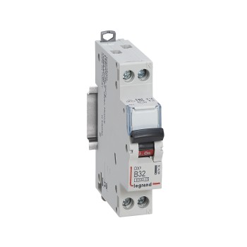 Legrand DX3 | Автоматичен прекъсвач | 1P+N, 32A, крива B, 6kA