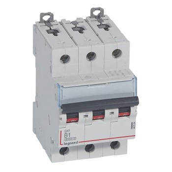 Legrand DX3 | Автоматичен прекъсвач | 3P, 1A, крива B, 6kA