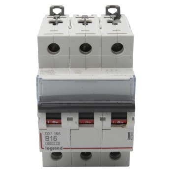 Legrand DX3 | Автоматичен прекъсвач | 3P, 16A, крива B, 6kA
