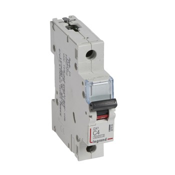 Legrand DX3 | Автоматичен прекъсвач | 1P, 4A, крива C, 6kA