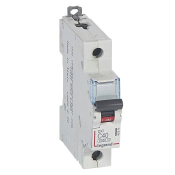 Legrand DX3 | Автоматичен прекъсвач | 1P, 40A, крива C, 6kA