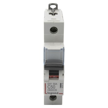 Legrand DX3 | ΠΠ²ΡΠΎΠΌΠ°ΡΠΈΡΠ΅Π½ ΠΏΡΠ΅ΠΊΡΡΠ²Π°Ρ | 1P, 50A, ΠΊΡΠΈΠ²Π° C, 6kA Legrand DX3 | ΠΠ²ΡΠΎΠΌΠ°ΡΠΈΡΠ΅Π½ ΠΏΡΠ΅ΠΊΡΡΠ²Π°Ρ | 1P, 50A, ΠΊΡΠΈΠ²Π° C, 6kA