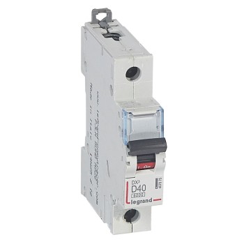 Legrand DX3 | ΠΠ²ΡΠΎΠΌΠ°ΡΠΈΡΠ΅Π½ ΠΏΡΠ΅ΠΊΡΡΠ²Π°Ρ | 1P, 40A, ΠΊΡΠΈΠ²Π° D, 6kA Legrand DX3 | ΠΠ²ΡΠΎΠΌΠ°ΡΠΈΡΠ΅Π½ ΠΏΡΠ΅ΠΊΡΡΠ²Π°Ρ | 1P, 40A, ΠΊΡΠΈΠ²Π° D, 6kA