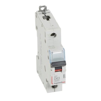 Legrand DX3 | ΠΠ²ΡΠΎΠΌΠ°ΡΠΈΡΠ΅Π½ ΠΏΡΠ΅ΠΊΡΡΠ²Π°Ρ | 1P, 63A, ΠΊΡΠΈΠ²Π° D, 6kA Legrand DX3 | ΠΠ²ΡΠΎΠΌΠ°ΡΠΈΡΠ΅Π½ ΠΏΡΠ΅ΠΊΡΡΠ²Π°Ρ | 1P, 63A, ΠΊΡΠΈΠ²Π° D, 6kA