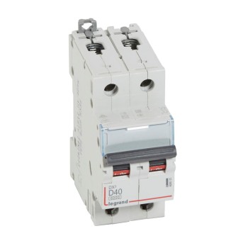 Legrand DX3 | ΠΠ²ΡΠΎΠΌΠ°ΡΠΈΡΠ΅Π½ ΠΏΡΠ΅ΠΊΡΡΠ²Π°Ρ | 2P, 40A, ΠΊΡΠΈΠ²Π° D, 6kA Legrand DX3 | ΠΠ²ΡΠΎΠΌΠ°ΡΠΈΡΠ΅Π½ ΠΏΡΠ΅ΠΊΡΡΠ²Π°Ρ | 2P, 40A, ΠΊΡΠΈΠ²Π° D, 6kA