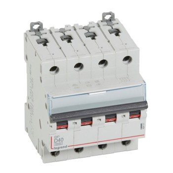 Legrand DX3 | ΠΠ²ΡΠΎΠΌΠ°ΡΠΈΡΠ΅Π½ ΠΏΡΠ΅ΠΊΡΡΠ²Π°Ρ | 4P, 40A, ΠΊΡΠΈΠ²Π° D, 6kA Legrand DX3 | ΠΠ²ΡΠΎΠΌΠ°ΡΠΈΡΠ΅Π½ ΠΏΡΠ΅ΠΊΡΡΠ²Π°Ρ | 4P, 40A, ΠΊΡΠΈΠ²Π° D, 6kA