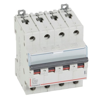 Legrand DX3 | ΠΠ²ΡΠΎΠΌΠ°ΡΠΈΡΠ΅Π½ ΠΏΡΠ΅ΠΊΡΡΠ²Π°Ρ | 4P, 50A, ΠΊΡΠΈΠ²Π° D, 6kA Legrand DX3 | ΠΠ²ΡΠΎΠΌΠ°ΡΠΈΡΠ΅Π½ ΠΏΡΠ΅ΠΊΡΡΠ²Π°Ρ | 4P, 50A, ΠΊΡΠΈΠ²Π° D, 6kA