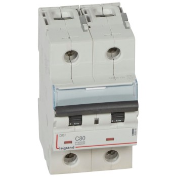 Legrand DX3 | ΠΠ²ΡΠΎΠΌΠ°ΡΠΈΡΠ΅Π½ ΠΏΡΠ΅ΠΊΡΡΠ²Π°Ρ | 2P, 80A, ΠΊΡΠΈΠ²Π° C, 10kA Legrand DX3 | ΠΠ²ΡΠΎΠΌΠ°ΡΠΈΡΠ΅Π½ ΠΏΡΠ΅ΠΊΡΡΠ²Π°Ρ | 2P, 80A, ΠΊΡΠΈΠ²Π° C, 10kA