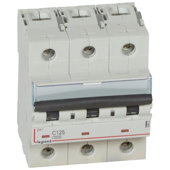 Legrand DX3 | Автоматичен прекъсвач | 3P, 125A, крива C, 10kA