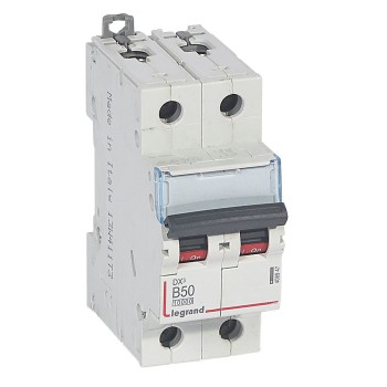 Legrand DX3 | ΠΠ²ΡΠΎΠΌΠ°ΡΠΈΡΠ΅Π½ ΠΏΡΠ΅ΠΊΡΡΠ²Π°Ρ | 2P, 50A, ΠΊΡΠΈΠ²Π° B, 10kA Legrand DX3 | ΠΠ²ΡΠΎΠΌΠ°ΡΠΈΡΠ΅Π½ ΠΏΡΠ΅ΠΊΡΡΠ²Π°Ρ | 2P, 50A, ΠΊΡΠΈΠ²Π° B, 10kA