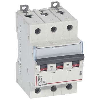 Legrand DX3 | Автоматичен прекъсвач | 3P, 1A, крива B, 10kA