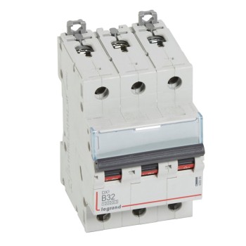 Legrand DX3 | Автоматичен прекъсвач | 3P, 32A, крива B, 10kA