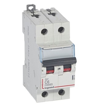 Legrand DX3 | ΠΠ²ΡΠΎΠΌΠ°ΡΠΈΡΠ΅Π½ ΠΏΡΠ΅ΠΊΡΡΠ²Π°Ρ | 2P, 6A, ΠΊΡΠΈΠ²Π° C, 10kA Legrand DX3 | ΠΠ²ΡΠΎΠΌΠ°ΡΠΈΡΠ΅Π½ ΠΏΡΠ΅ΠΊΡΡΠ²Π°Ρ | 2P, 6A, ΠΊΡΠΈΠ²Π° C, 10kA