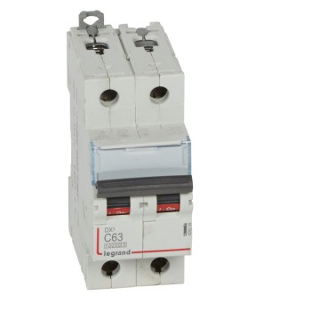 Legrand DX3 | ΠΠ²ΡΠΎΠΌΠ°ΡΠΈΡΠ΅Π½ ΠΏΡΠ΅ΠΊΡΡΠ²Π°Ρ | 2P, 63A, ΠΊΡΠΈΠ²Π° C, 10kA Legrand DX3 | ΠΠ²ΡΠΎΠΌΠ°ΡΠΈΡΠ΅Π½ ΠΏΡΠ΅ΠΊΡΡΠ²Π°Ρ | 2P, 63A, ΠΊΡΠΈΠ²Π° C, 10kA