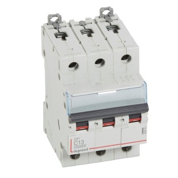 Legrand DX3 | Автоматичен прекъсвач | 3P, 13A, крива C, 10kA