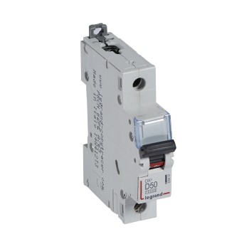 Legrand DX3 | ΠΠ²ΡΠΎΠΌΠ°ΡΠΈΡΠ΅Π½ ΠΏΡΠ΅ΠΊΡΡΠ²Π°Ρ | 1P, 50A, ΠΊΡΠΈΠ²Π° D, 10kA Legrand DX3 | ΠΠ²ΡΠΎΠΌΠ°ΡΠΈΡΠ΅Π½ ΠΏΡΠ΅ΠΊΡΡΠ²Π°Ρ | 1P, 50A, ΠΊΡΠΈΠ²Π° D, 10kA