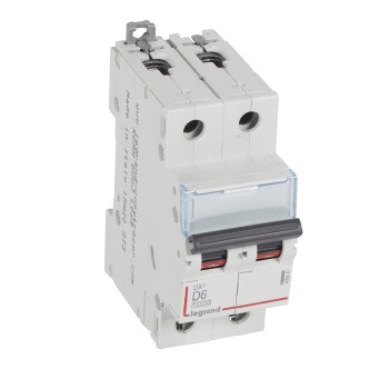 Legrand DX3 | ΠΠ²ΡΠΎΠΌΠ°ΡΠΈΡΠ΅Π½ ΠΏΡΠ΅ΠΊΡΡΠ²Π°Ρ | 2P, 6A, ΠΊΡΠΈΠ²Π° D, 10kA Legrand DX3 | ΠΠ²ΡΠΎΠΌΠ°ΡΠΈΡΠ΅Π½ ΠΏΡΠ΅ΠΊΡΡΠ²Π°Ρ | 2P, 6A, ΠΊΡΠΈΠ²Π° D, 10kA