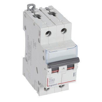 Legrand DX3 | ΠΠ²ΡΠΎΠΌΠ°ΡΠΈΡΠ΅Π½ ΠΏΡΠ΅ΠΊΡΡΠ²Π°Ρ | 2P, 50A, ΠΊΡΠΈΠ²Π° D, 10kA Legrand DX3 | ΠΠ²ΡΠΎΠΌΠ°ΡΠΈΡΠ΅Π½ ΠΏΡΠ΅ΠΊΡΡΠ²Π°Ρ | 2P, 50A, ΠΊΡΠΈΠ²Π° D, 10kA