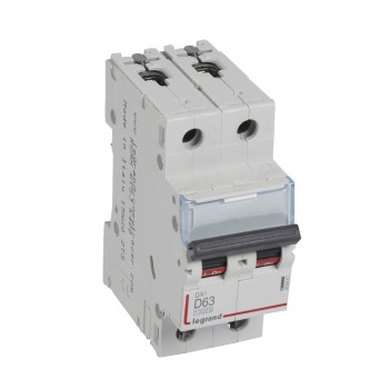 Legrand DX3 | ΠΠ²ΡΠΎΠΌΠ°ΡΠΈΡΠ΅Π½ ΠΏΡΠ΅ΠΊΡΡΠ²Π°Ρ | 2P, 63A, ΠΊΡΠΈΠ²Π° D, 10kA Legrand DX3 | ΠΠ²ΡΠΎΠΌΠ°ΡΠΈΡΠ΅Π½ ΠΏΡΠ΅ΠΊΡΡΠ²Π°Ρ | 2P, 63A, ΠΊΡΠΈΠ²Π° D, 10kA