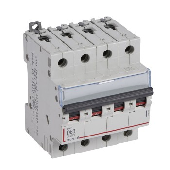 Legrand DX3 | ΠΠ²ΡΠΎΠΌΠ°ΡΠΈΡΠ΅Π½ ΠΏΡΠ΅ΠΊΡΡΠ²Π°Ρ | 4P, 63A, ΠΊΡΠΈΠ²Π° D, 10kA Legrand DX3 | ΠΠ²ΡΠΎΠΌΠ°ΡΠΈΡΠ΅Π½ ΠΏΡΠ΅ΠΊΡΡΠ²Π°Ρ | 4P, 63A, ΠΊΡΠΈΠ²Π° D, 10kA